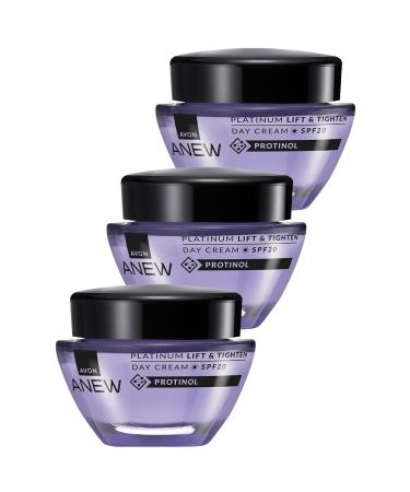 Avon Anew Platinum Lift & Tighten Day Cream SPF20 50 Ml. Triple Set