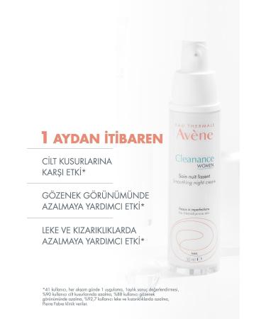 Avene Moisturizing Night Care Cream That Makes Skin Smoother 30 ml Demb.1683 - Buy Online on GoSupps.com
