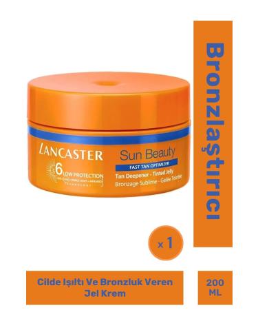 Fit1001 Lancaster Tan Deepener Tinted Jelly Skin Shining Bronze Spf6 200 ml