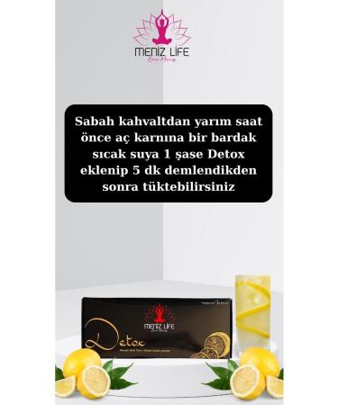 Menizlife Lemon Mixed Herbal Detox Tea 30 Days - Buy Online on GoSupps.com
