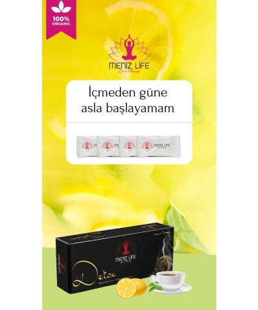 Menizlife Lemon Mixed Herbal Detox Tea 30 Days - Buy Online on GoSupps.com