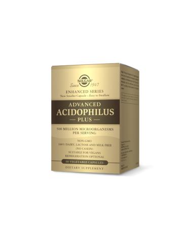 Solgar Advanced Acidophilus Plus 60 Capsules - Buy Online on GoSupps.com