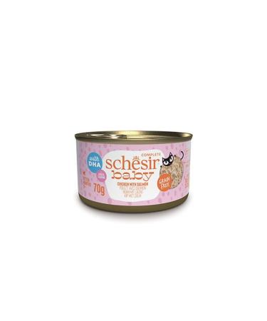 Schesir Furlo Schesir Baby Cat Chicken and Salmon Kitten Canned Food 70 Gr