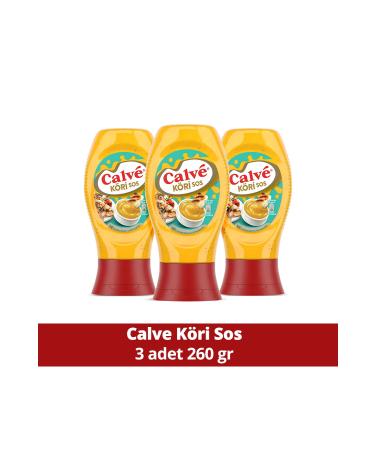 Calve Curry Sauce 260 gr X 3 Pieces