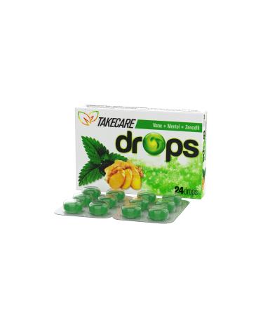 TakeCare Mint Menthol Ginger Flavored 24 Drops 3 Pack
