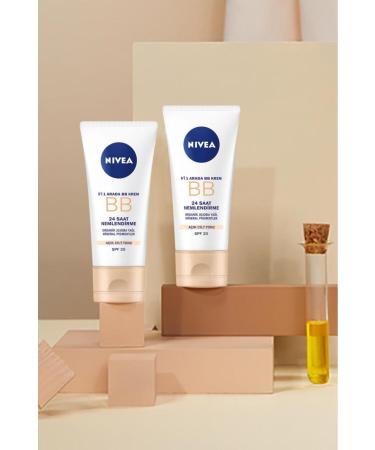 NIVEA BB Cream Moisturizing Face Care 50ml SPF15 Light Tone Jojoba Oil Extract with Luminous Skin - Buy Online on GoSupps.com