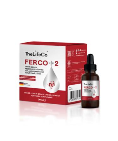TheLifeCo Ferco 2 Valence Iron Drops 30 ml