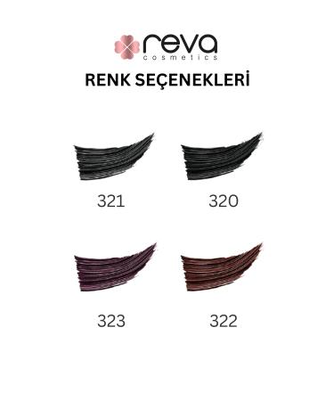 REVA Lengthening Hybrid Mascara - Hybrid Length & Curl Mascara Brown - No: 322 - Vegan Clean Content - Buy Online on GoSupps.com