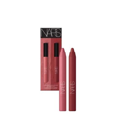 Nars POWERMATTE HIGH-INTENSITY LIP PENCIL DUO Long-Lasting & Matte Finish Pencil Lipstick Set 4x2 GR