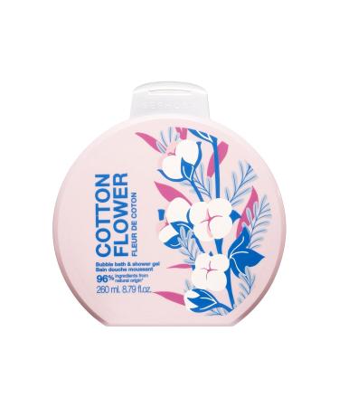 SEPHORA COLLECTION Bubble Bath & Shower Gel - Cotton Flower Scented Silky Softness Purifying Shower Gel 260ML