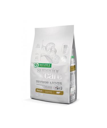Nature's Protection Small Mini White Dogs Lamb Meat Small Breed White Dog Food 10 Kg