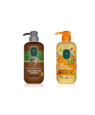 Ey p Sabri Tuncer EY P SABR TUNCER NATURAL OIL SHAMPOO FAMILY (Coconut macadamia olive oil argan baby) - Buy Online on GoSupps.com