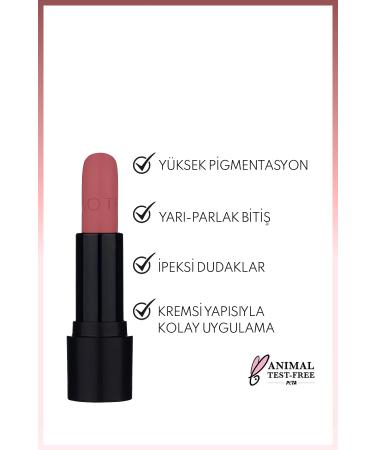 Note Cosmetics Deep Impact Lipstick Creamy Texture Semi-Glossy Lipstick 04 Terracotta - Pink - Buy Online on GoSupps.com