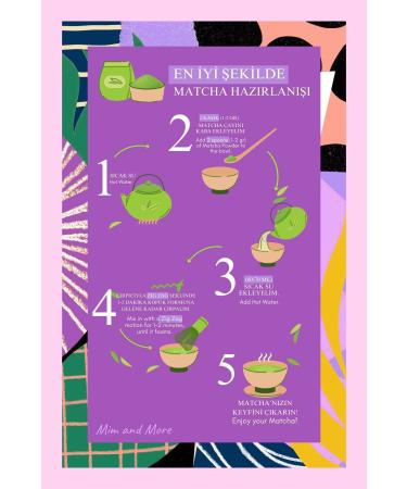 Mim and More Berry Matcha - Blackberry Flavored Matcha 50 gr - Buy Online on GoSupps.com