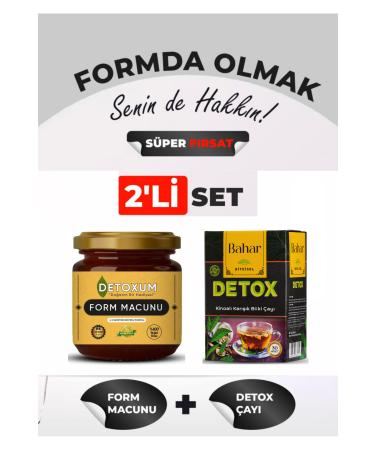 SPRING DETOX Slimming Supportive Detox Vinegar Mixed Herbal Tea Helping to Lose Weight and Eliminate Edema Set of 2 - Buy Online on GoSupps.com