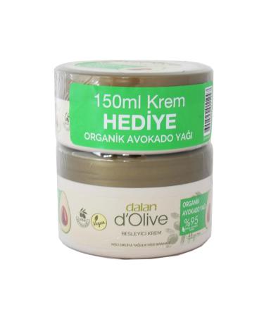 Dalan D'olive Nourishing Organic Avocado Oil Cream 250 ml 150 ml Gift