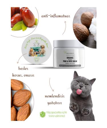 Greenwich Zero Point of Beauty Paw Nose Moisturizing Balm Vegan Organic Content Natural Cat Dog Crack Protection Care Cream 50 ml - Buy Online on GoSupps.com