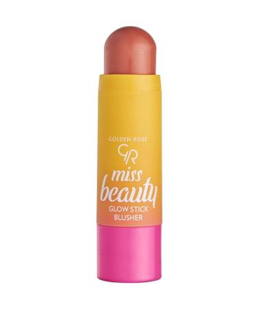 Golden Rose Miss Beauty Glow-Permanent Stick Blush that Spreads Without Leaving a Trace and Offers a Smooth Finish-01 Peach eleg.210