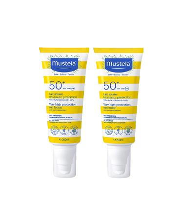 Mustela SPF 50+ Very High Protection Sun Lotion 200 ml 2 Pieces