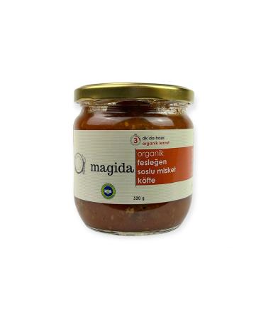 Magida Organic Basil Tomato Sauce Small Meatballs - Ready Meal - Heat Eat