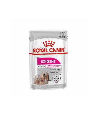 Royal Canin Ccn Exigent Loaf Pate Pouch Small Breed Adult Dog Canned Food 12 Pieces 85 Gr - Petshopu