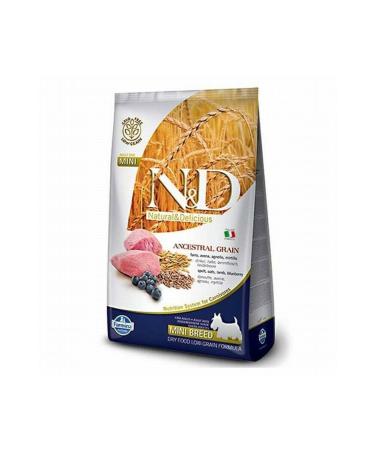 N & D Ancestral Grain Lamb Blueberry Small Breed Low Grain Adult Dog Food 7 Kg - Petsh