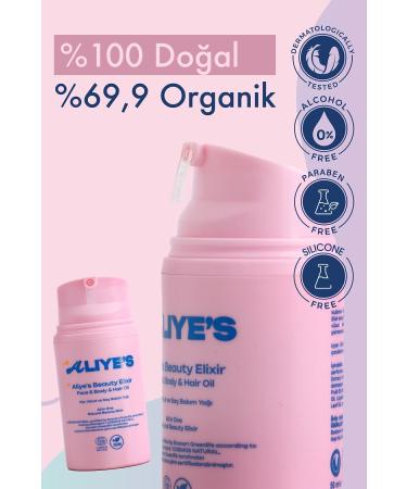 aliyes beauty elixir 0 Natural Night Care Oil - Face Body and Hair Care Oil - Ecocert Cosmos Natural Certified - Buy Online on GoSupps.com