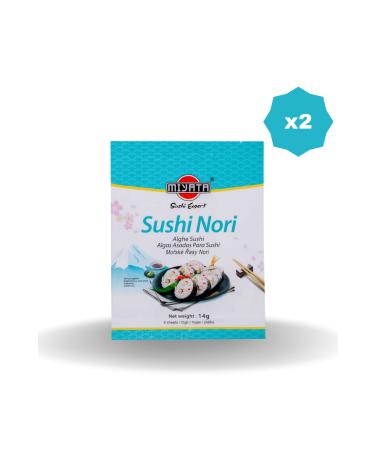 Miyata MIYATA ROASTED SUSHI NORI 14 GR X 2 PIECES