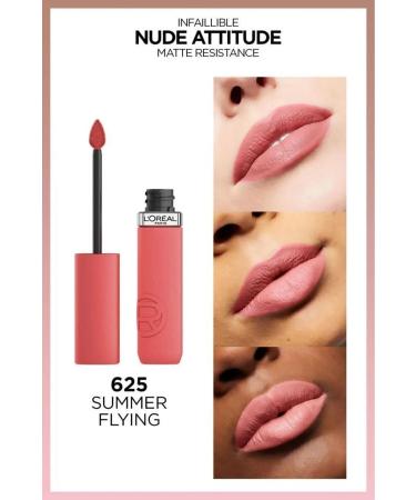 L'Oreal Paris L'oreal Lipstick Inf La Matte Resistance 625 - Buy Online on GoSupps.com