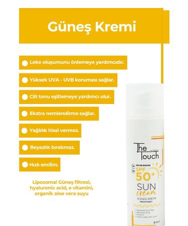 The Touch By Seda Gold Sun Cream Spf 50 - Buy Online on GoSupps.com
