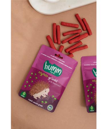 Humm Organic Organic Beetroot Grissini 6 X 55 gr - Buy Online on GoSupps.com
