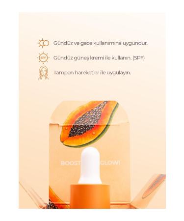 Virginmelon Papaya Extract Skin Tone Equalizer Anti-Dark Spot Brightening Effective Vitamin C Serum 30 ml - Buy Online on GoSupps.com