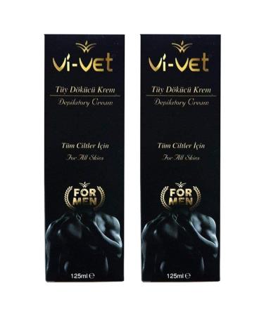Vi vet Vivet 2 Pieces Hair Removal Cream For Men 125 Ml..