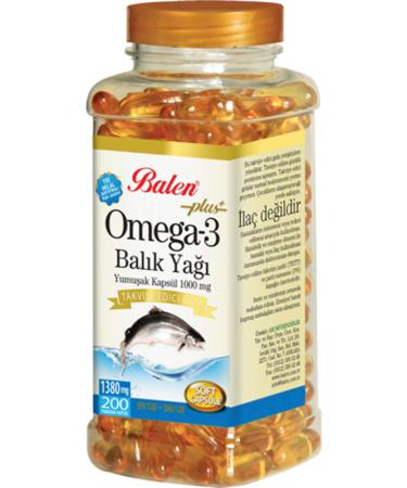 Balen Omega 3 Fish Oil Softgel 1380 Mg* 200
