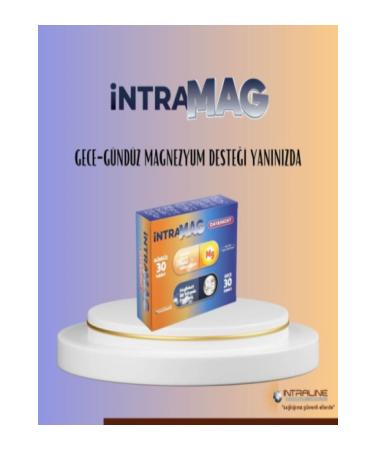 Intraline Intramag Day&night Magnesium Vitamin B6 Passiflora Food Supplement Double Set 30 30 Tablets - Buy Online on GoSupps.com