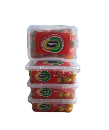 Naml Naml A Bitsin Spicy Peppered Green Olives 150 gr Pack of 4