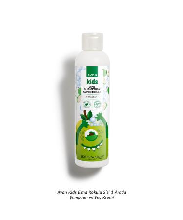 Avon Kids 2 in 1 Apple Scented Shampoo and Conditioner for Children 200 Ml. Duo Set - Buy Online on GoSupps.com