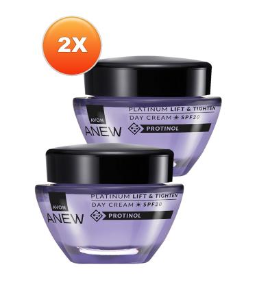 Avon Anew Platinum Lift & Tighten Day Cream SPF20 50 Ml. Duo Set - Buy Online on GoSupps.com
