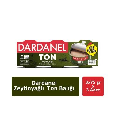 Dardanel Tuna in Olive Oil 3 x 75 gr x 3 Pieces