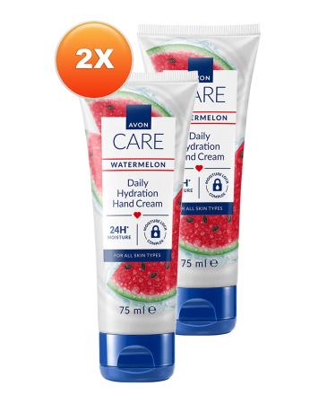 Avon Care Watermelon Scented Hand Cream 75 Ml. Set of Two - Buy Online on GoSupps.com