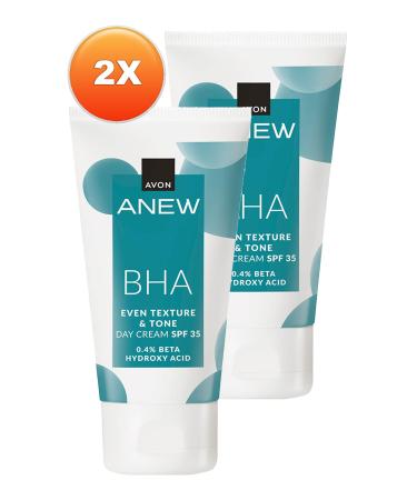 Avon Anew BHA Skin Tone Smoothing Day Cream Spf 35 50 Ml. Duo Set - Buy Online on GoSupps.com