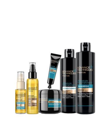 Avon Advance Techniques Nourishing Hair Care Package with Argan Oil