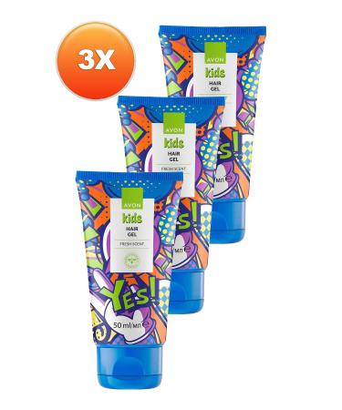 Avon Kids Yes Fresh Scented Hair Gel 50 Ml. Triple Set - Buy Online on GoSupps.com