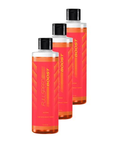 Avon Full Speed Boost Men's Hair and Body Shampoo 250 Ml. Triple Set
