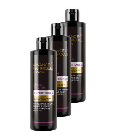 Avon Advance Techniques Mega Volume Volumizing Conditioner 250 Ml. Triple Set