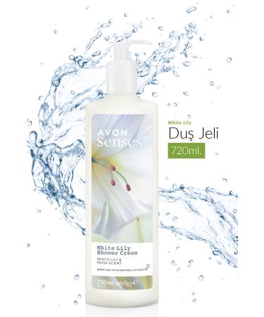 Avon Senses White Lily White Lily Scented Shower Gel 720 Ml. Triple Set - Buy Online on GoSupps.com