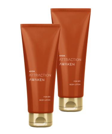Avon Attraction Awaken Women's Body Lotion 125 Ml. Set of Two