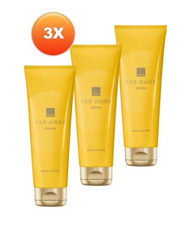 Avon Far Away Shine Body Lotion 125 Ml. Triple Set - Buy Online on GoSupps.com