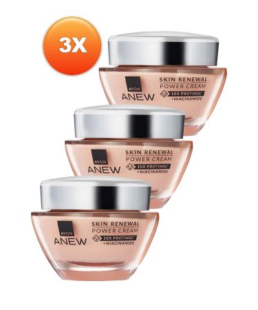Avon Anew Skin Renewal Power Cream 50 Ml. Set of Three - Buy Online on GoSupps.com