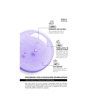 evdeucuz KOREACO Caffeine Ampoule Under Eye Bags & Anti Dark Circles - Buy Online on GoSupps.com